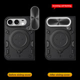 Techsuit CamGuard Pro védőtok iPhone Duo készülékhez, fekete