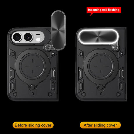 Techsuit CamGuard Pro védőtok iPhone Duo készülékhez, fekete