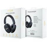 Casti Wireless Guess Metal Script Logo (GUBHP10HMBSK), BT 5.4 ENC, Negru