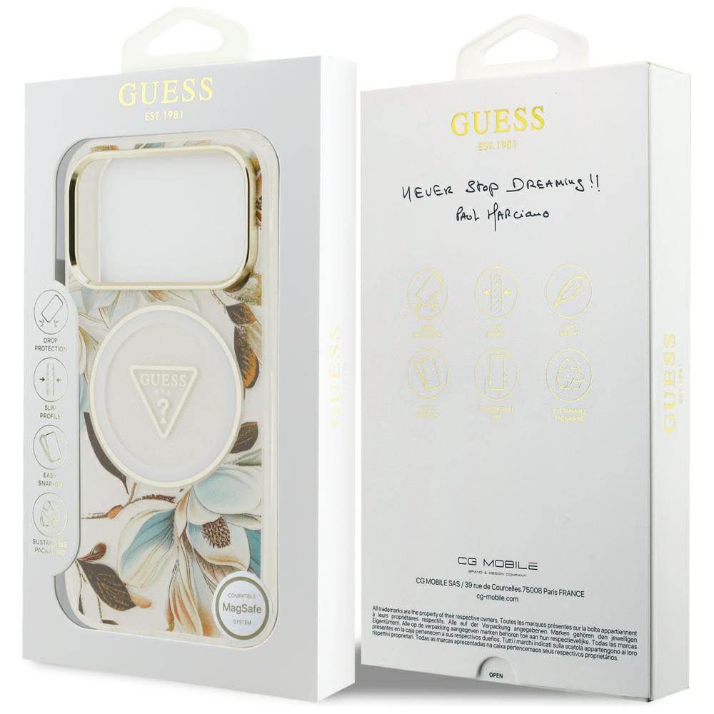 Husa de protectie Guess compatibil cu iPhone 18 Pro Max / iPhone 17 Pro Max, Alb