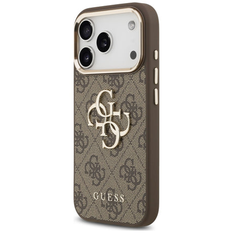 Husa de protectie Guess compatibil cu iPhone 17 Pro / iPhone 18 Pro, Maro