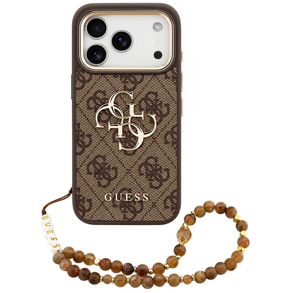 Husa de protectie Guess compatibil cu iPhone 17 Pro / iPhone 18 Pro, Maro
