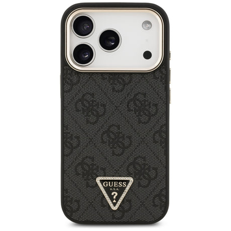 Husa de protectie Guess Hardcase 4G compatibil cu iPhone 17 Pro Max / iPhone 18 Pro Max, Negru