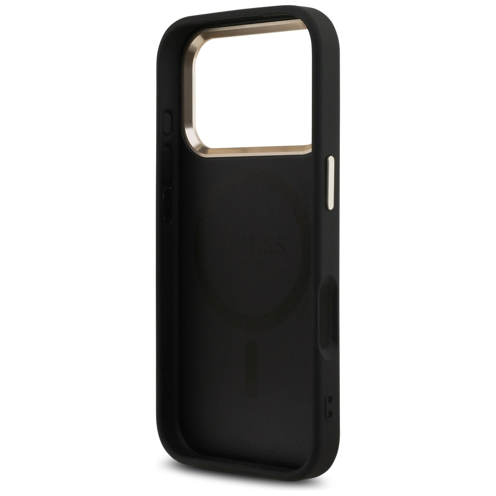 Husa de protectie Guess Hardcase 4G compatibil cu iPhone 17 Pro Max / iPhone 18 Pro Max, Negru