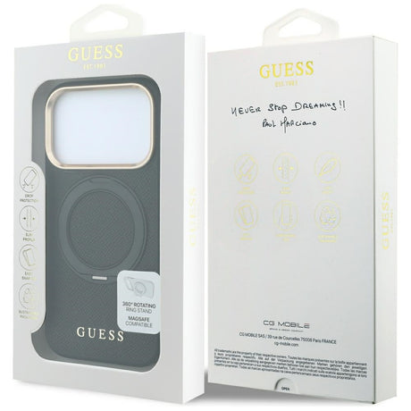 Husa de protectie Guess compatibil cu iPhone 17 Pro Max / iPhone 18 Pro Max, Negru