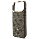 Husa de protectie Guess Hardcase 4G compatibil cu iPhone 18 Pro / iPhone 17 Pro, Maro