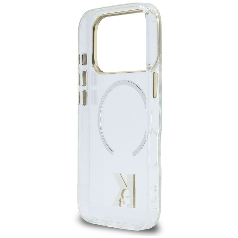 Husa de protectie Karl Lagerfeld compatibil cu iPhone 18 Pro / iPhone 17 Pro, Transparent