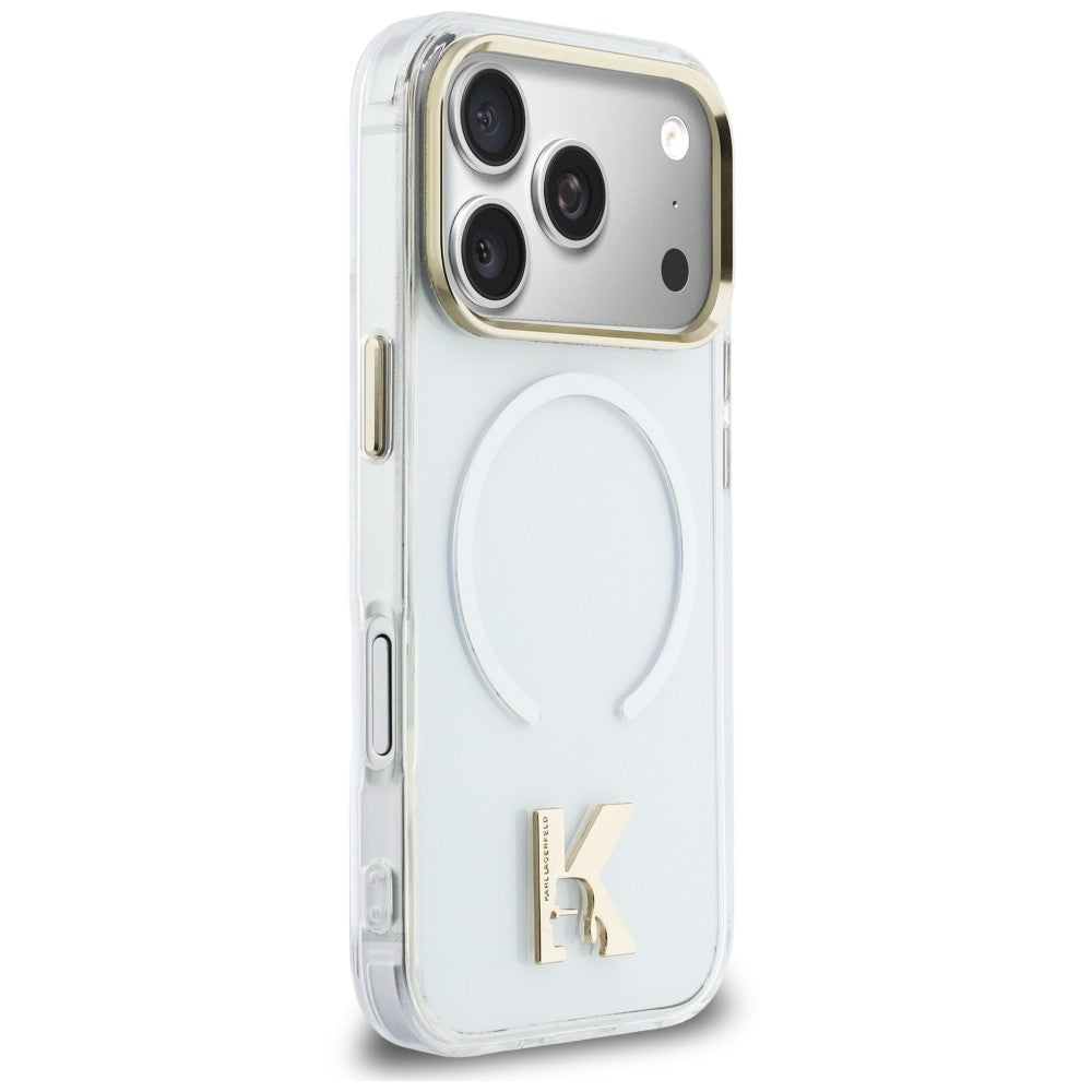 Husa de protectie Karl Lagerfeld compatibil cu iPhone 18 Pro / iPhone 17 Pro, Transparent