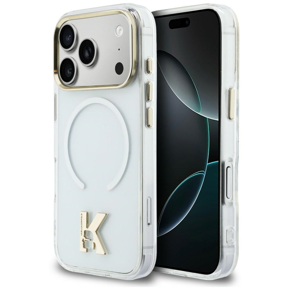 Husa de protectie Karl Lagerfeld compatibil cu iPhone 18 Pro / iPhone 17 Pro, Transparent