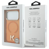 Husa de protectie Karl Lagerfeld compatibil cu iPhone 17 Pro Max / iPhone 18 Pro Max, Portocaliu