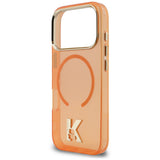 Husa de protectie Karl Lagerfeld compatibil cu iPhone 17 Pro Max / iPhone 18 Pro Max, Portocaliu