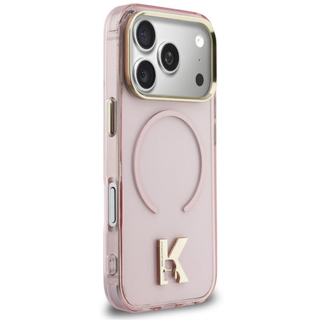 Husa de protectie Karl Lagerfeld compatibil cu iPhone 18 Pro / iPhone 17 Pro, Roz