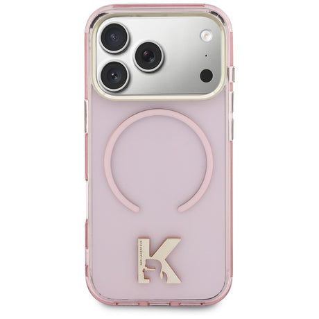 Husa de protectie Karl Lagerfeld compatibil cu iPhone 18 Pro / iPhone 17 Pro, Roz
