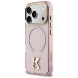 Husa de protectie Karl Lagerfeld compatibil cu iPhone 18 Pro Max / iPhone 17 Pro Max, Roz