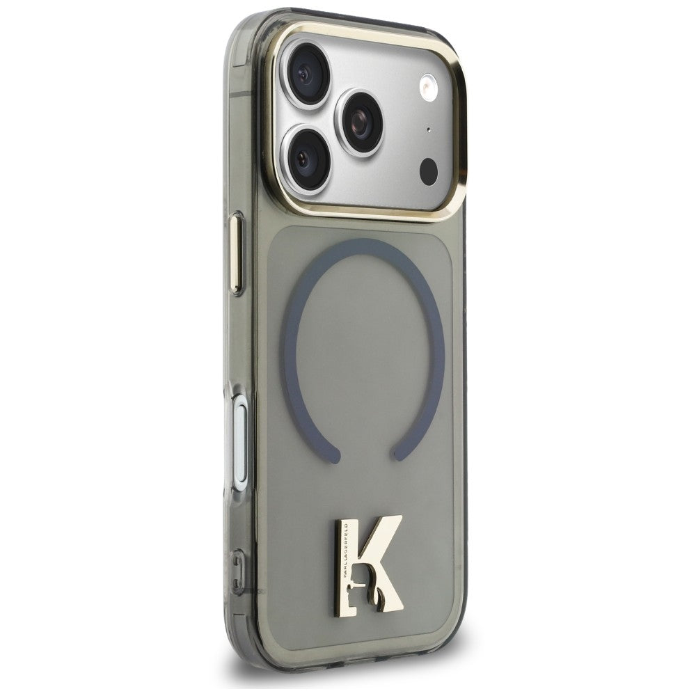 Husa de protectie Karl Lagerfeld compatibil cu iPhone 17 Pro / iPhone 18 Pro, Negru