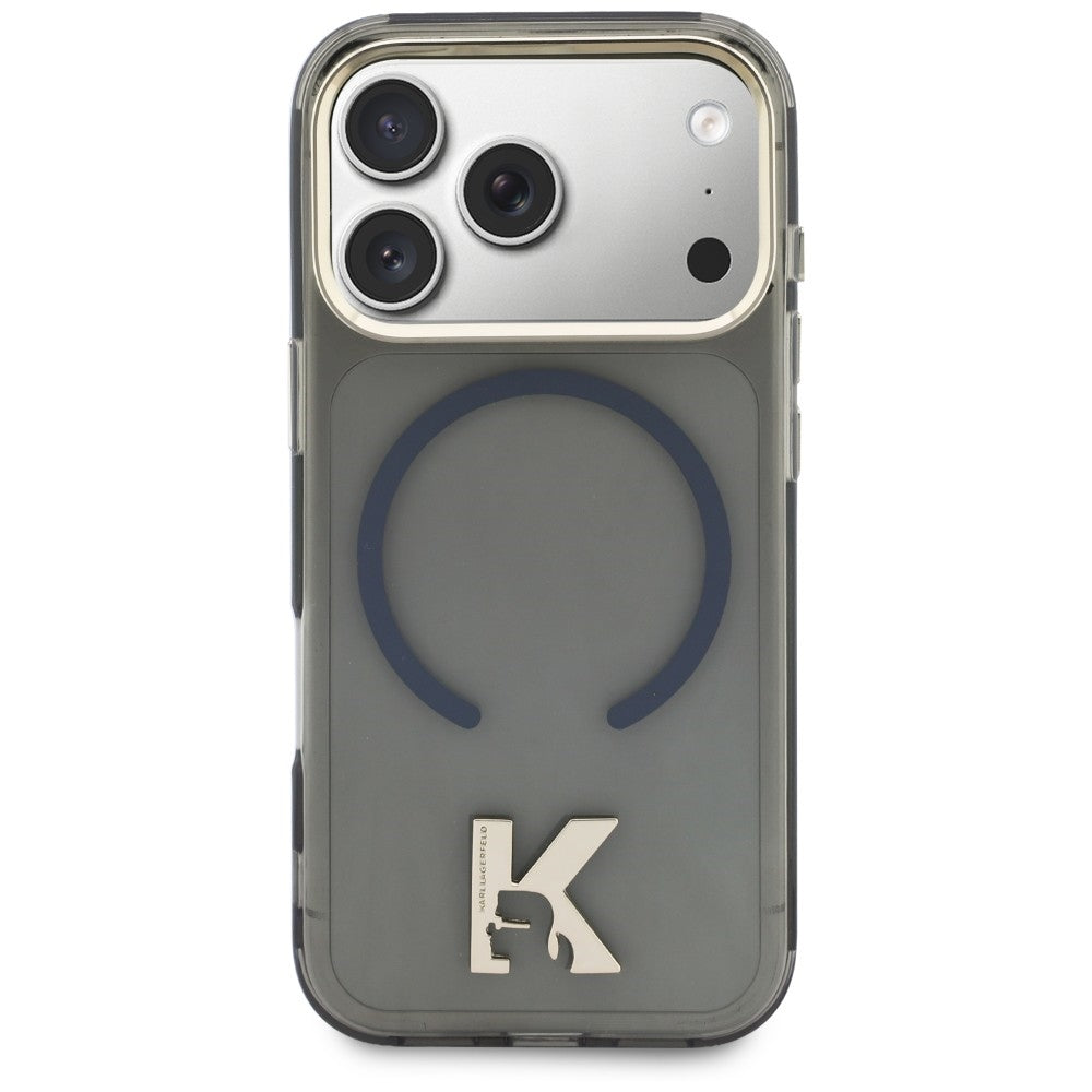 Husa de protectie Karl Lagerfeld compatibil cu iPhone 17 Pro Max / iPhone 18 Pro Max, Negru