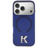 Husa de protectie Karl Lagerfeld compatibil cu iPhone 17 Pro / iPhone 18 Pro, Albastru