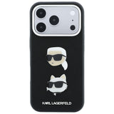 Husa de protectie Karl Lagerfeld Saffiano compatibil cu iPhone 18 Pro Max / iPhone 17 Pro Max, Negru