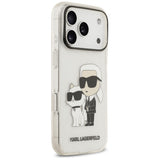 Husa de protectie Karl Lagerfeld compatibil cu iPhone 17 Pro / iPhone 18 Pro, Transparent
