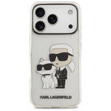 Husa de protectie Karl Lagerfeld compatibil cu iPhone 17 Pro / iPhone 18 Pro, Transparent
