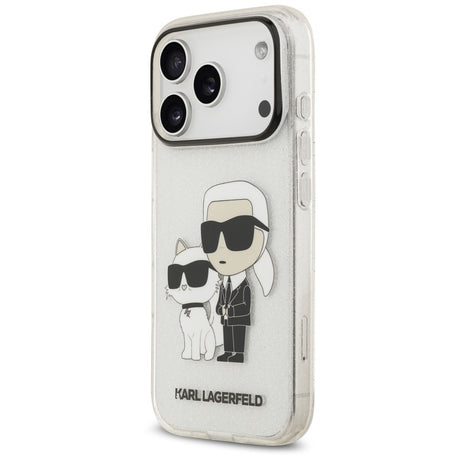 Husa de protectie Karl Lagerfeld compatibil cu iPhone 17 Pro / iPhone 18 Pro, Transparent