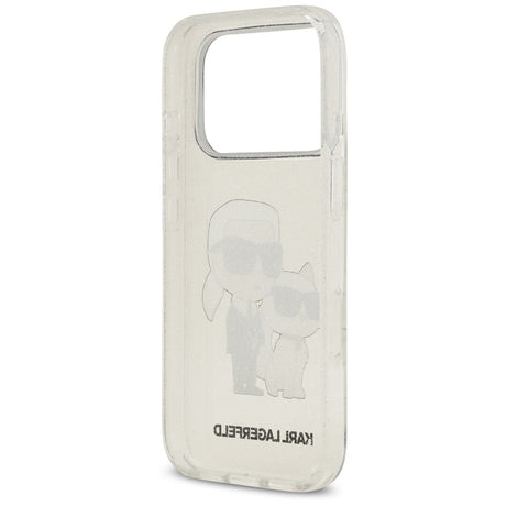 Husa de protectie Karl Lagerfeld compatibil cu iPhone 17 Pro / iPhone 18 Pro, Transparent