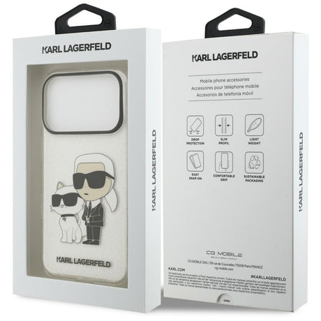 Husa de protectie Karl Lagerfeld compatibil cu iPhone 17 Pro Max / iPhone 18 Pro Max, Transparent
