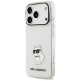 Husa de protectie Karl Lagerfeld compatibil cu iPhone 17 Pro / iPhone 18 Pro, Transparent