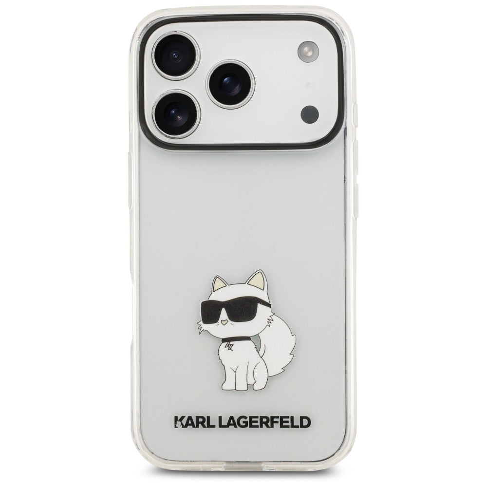 Husa de protectie Karl Lagerfeld compatibil cu iPhone 17 Pro / iPhone 18 Pro, Transparent