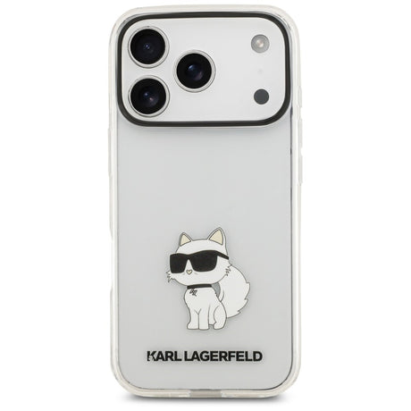 Husa de protectie Karl Lagerfeld compatibil cu iPhone 17 Pro / iPhone 18 Pro, Transparent