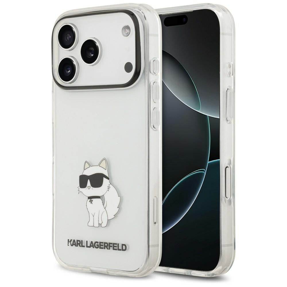Husa de protectie Karl Lagerfeld compatibil cu iPhone 17 Pro / iPhone 18 Pro, Transparent