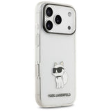 Husa de protectie Karl Lagerfeld compatibil cu iPhone 17 Pro Max / iPhone 18 Pro Max, Transparent