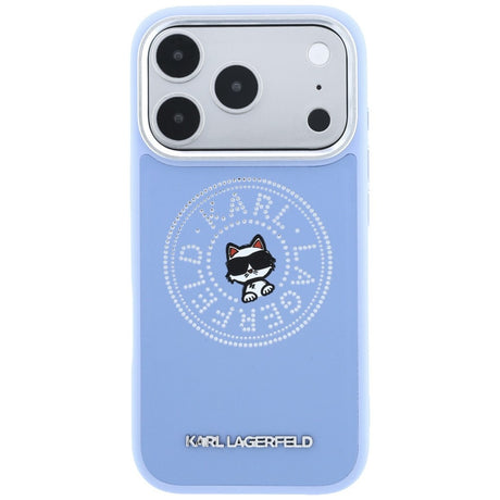 Husa de protectie Karl Lagerfeld compatibil cu iPhone 18 Pro Max / iPhone 17 Pro Max, Albastru