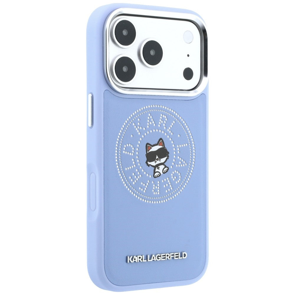 Husa de protectie Karl Lagerfeld compatibil cu iPhone 18 Pro / iPhone 17 Pro, Albastru