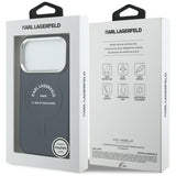 Husa de protectie Karl Lagerfeld compatibil cu iPhone 18 Pro / iPhone 17 Pro, Albastru