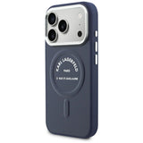 Husa de protectie Karl Lagerfeld compatibil cu iPhone 18 Pro Max / iPhone 17 Pro Max, Albastru