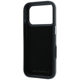 Husa de protectie Karl Lagerfeld Saffiano compatibil cu iPhone 18 Pro Max / iPhone 17 Pro Max, Gri