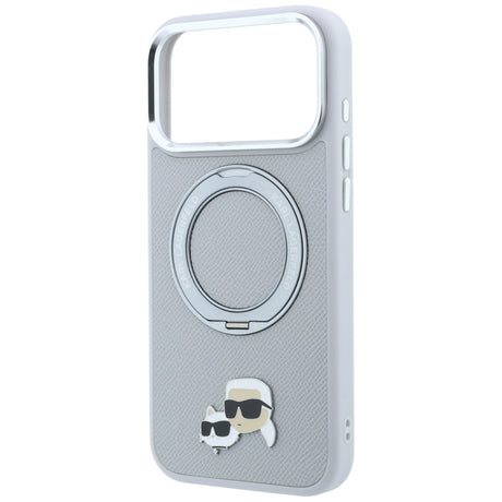 Husa de protectie Karl Lagerfeld compatibil cu iPhone 17 Pro Max / iPhone 18 Pro Max, Gri