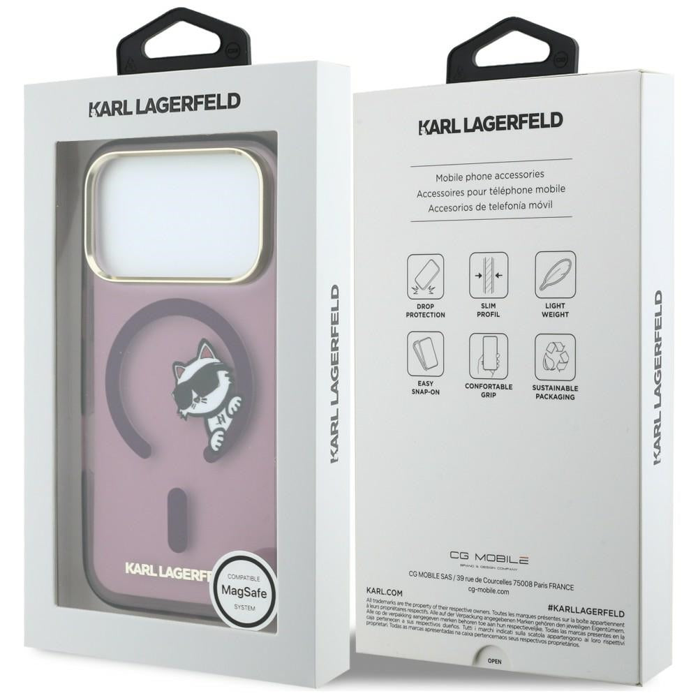 Husa de protectie Karl Lagerfeld compatibil cu iPhone 17 Pro / iPhone 18 Pro, Negru
