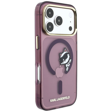 Husă de protecție Karl Lagerfeld pentru iPhone 17 Pro / iPhone 18 Pro, neagră