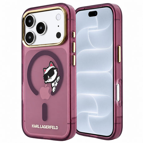 Husă de protecție Karl Lagerfeld pentru iPhone 17 Pro / iPhone 18 Pro, neagră