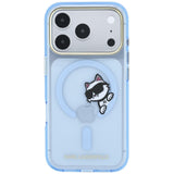 Husa de protectie Karl Lagerfeld compatibil cu iPhone 17 Pro Max / iPhone 18 Pro Max, Albastru
