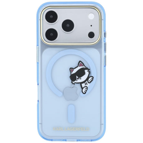 Husa de protectie Karl Lagerfeld compatibil cu iPhone 17 Pro Max / iPhone 18 Pro Max, Albastru