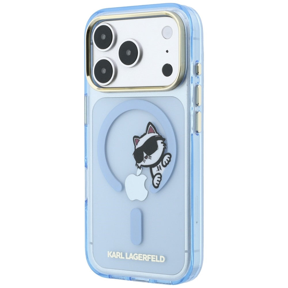 Husa de protectie Karl Lagerfeld compatibil cu iPhone 17 Pro Max / iPhone 18 Pro Max, Albastru