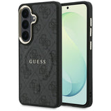 Husa de protectie Guess Leather 4G compatibil cu Samsung Galaxy S26 FE, Negru