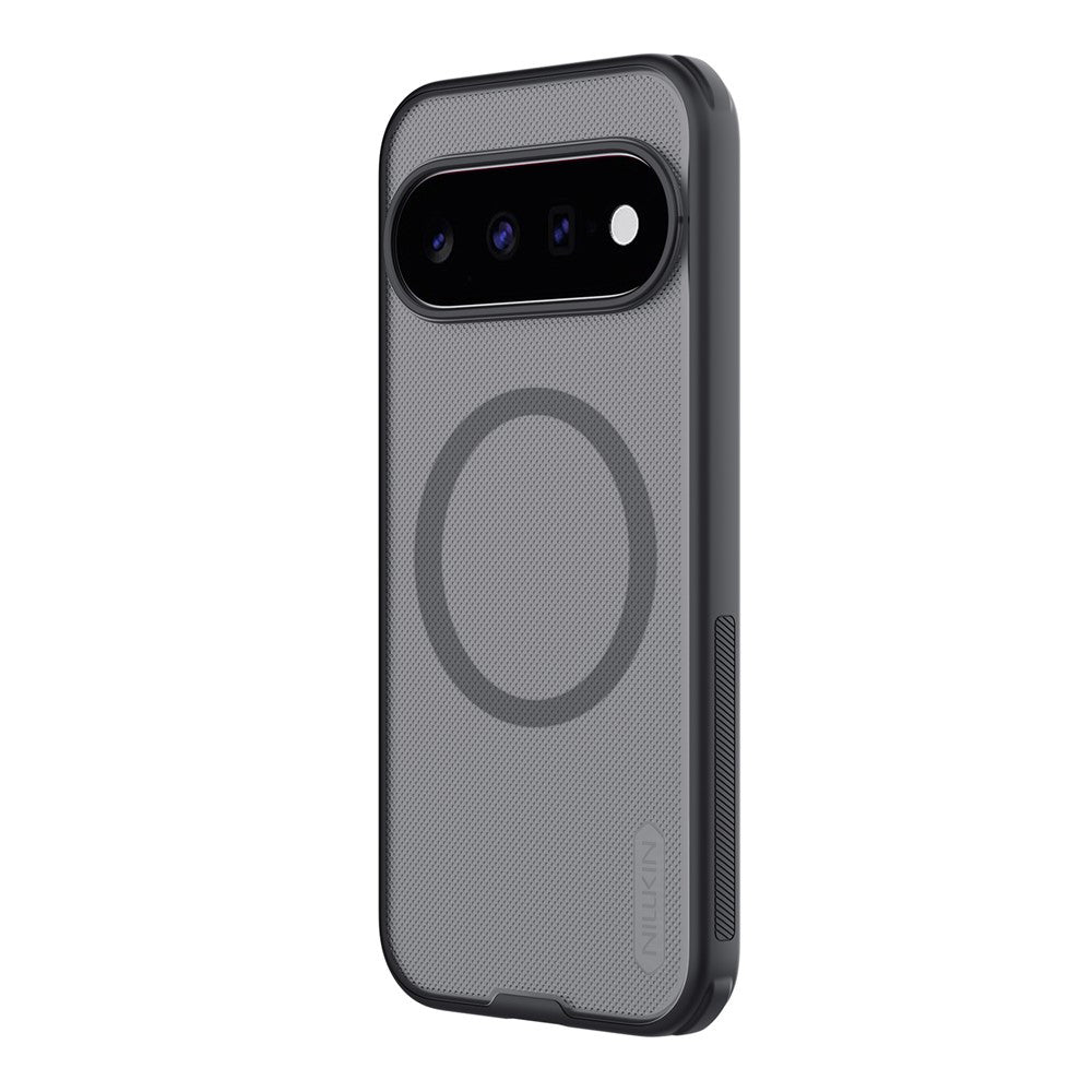 Husa de protectie Nillkin Super Frosted Shield Pro Magnetic compatibil cu Google Pixel 11, Negru Transparent