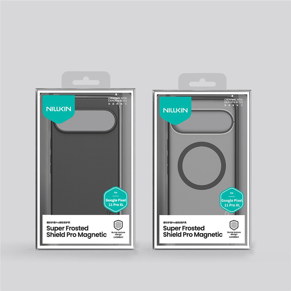Husa de protectie Nillkin Super Frosted Shield Pro Magnetic compatibil cu Google Pixel 11 Pro XL, Negru