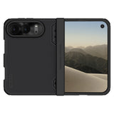 Husa de protectie Nillkin Super Frosted Shield Fold Magnetic compatibil cu iPhone Duo, Negru