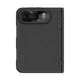 Husa de protectie Nillkin Super Frosted Shield Fold Magnetic compatibil cu iPhone Duo, Negru