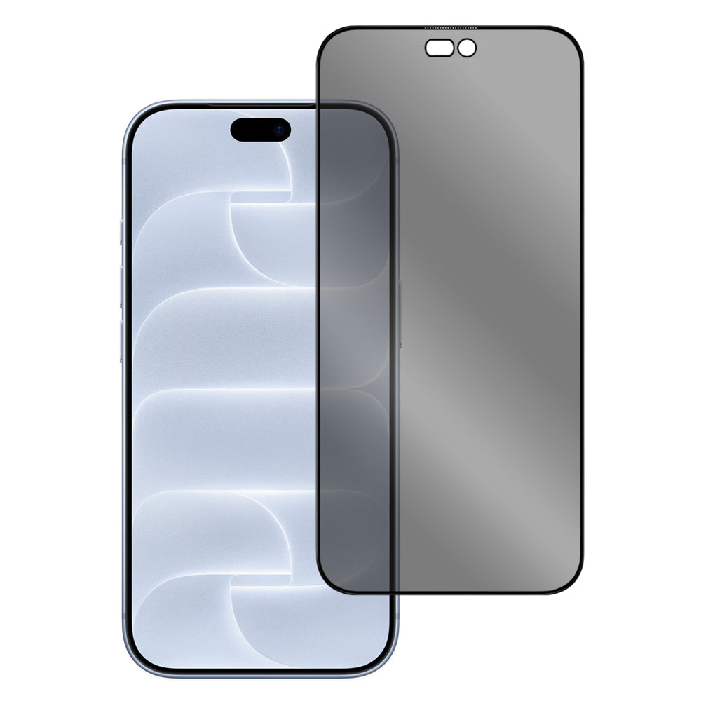 Folie de protectie Blueo Anti-Peep Privacy Glass compatibil cu iPhone 18 Pro, Negru